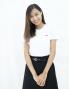 Levi's Women small logo crewneck t-shirt white XS