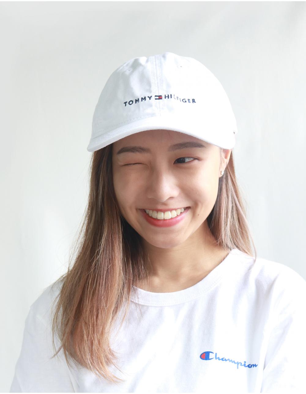 Stylewaver Tommy Hilfiger Dad Baseball Cap White