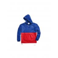 Champion Mens Packable Jacket Blue/Red S