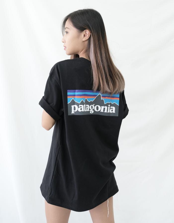 Patagonia Men P-6 Logo Responsibili T-shirt Black S