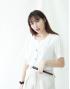 [KR] Linen fence blouse White