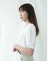 [KR] Linen fence blouse White