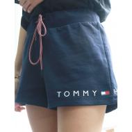 Tommy Hilfiger 簡約 logo 短褲 深藍色 加細碼