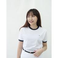 Tommy Hilfiger 大童 Ringer Tee 白色 中碼
