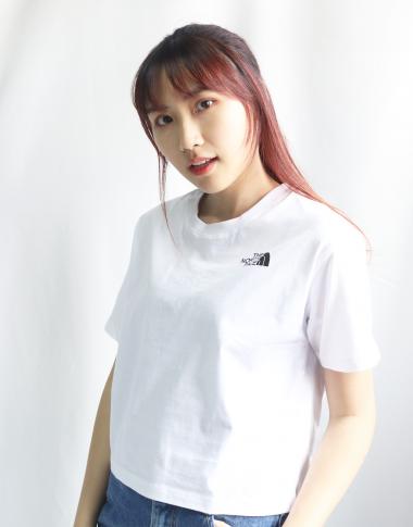 The North Face Cropped Simple Dome T-shirt White XS