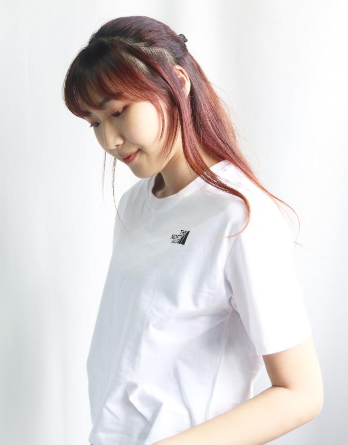 The North Face Cropped Simple Dome T-shirt White S