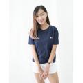 Tommy Hilfiger 女裝徽章 T-Shirt 深藍色 加細碼