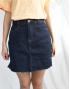 [KR] Denim skirt Navy