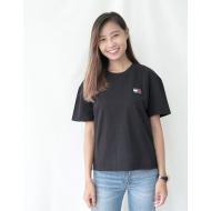 Tommy Hilfiger Women Badge T-Shirt Black XS