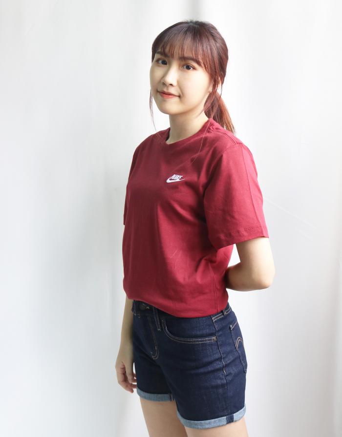 Nike Club T-shirt Maroon S