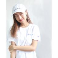 Champion 白色全寫 logo 印花T-shirt 細碼