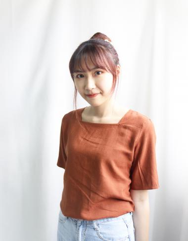 [KR]Square Collar Top Brick 