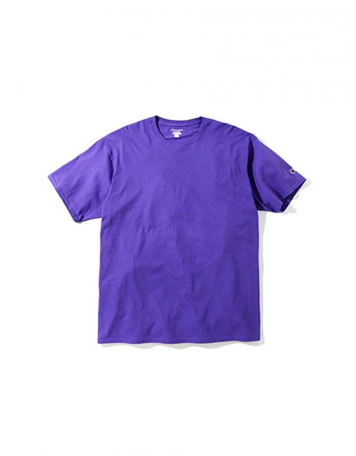 Champion Short Sleeve T-Shirt Purple S