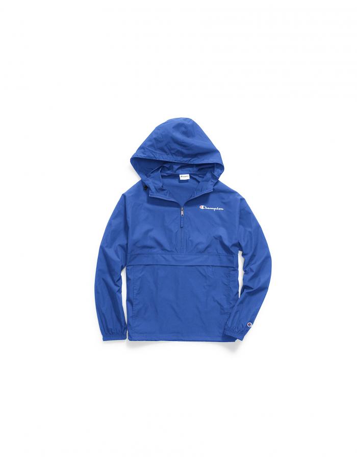 Champion Mens Packable Jacket Blue S