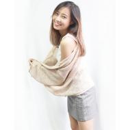 [KR]Cardigan Beige S