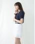 [KR] Linen Mini Skirt with Belt White