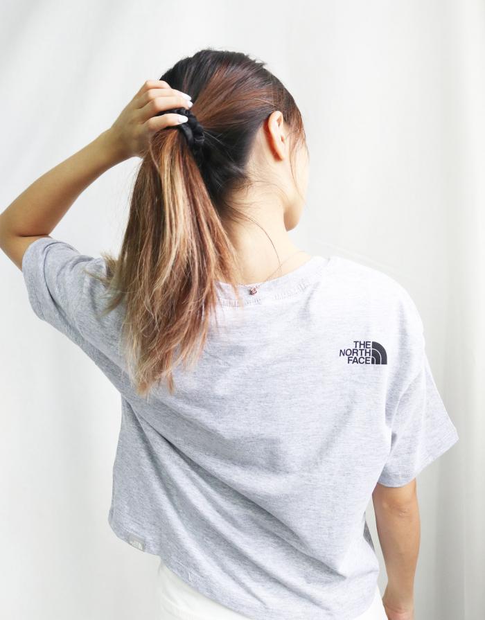 The North Face Cropped Simple Dome T-shirt Grey XS