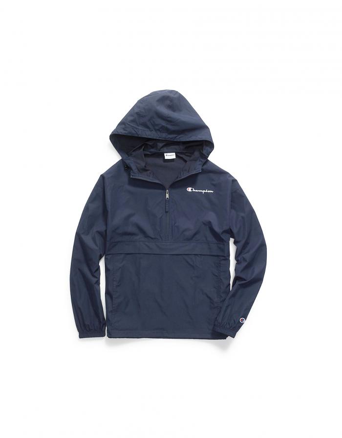 Champion Mens Packable Jacket Navy S