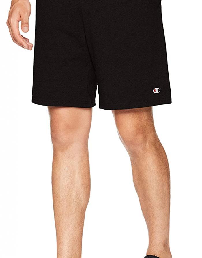 Champion Men's Cotton 9 Inch Shorts  Black S